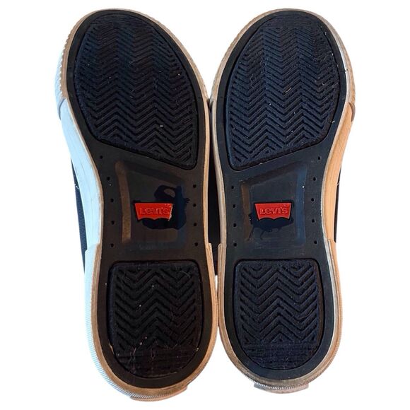 Levi's Kids Anikin C CVS  Durable Canvas NAVY BLUE Lowtop Unisex Sneaker Shoe 7M - Picture 9 of 13